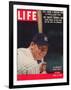 NY Yankee Slugger Mickey Mantle, June 25, 1956-null-Framed Photographic Print