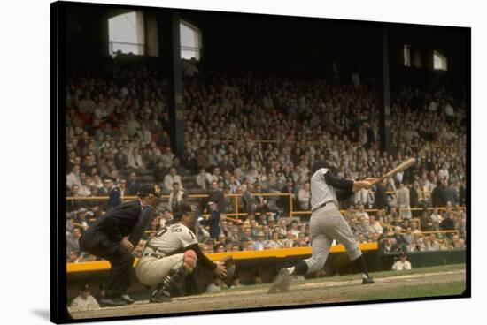 NY Yankees Right Fielder Roger Maris Against Detroit Tigers During Record Breaking 61 Homer Season-Robert W. Kelley-Stretched Canvas