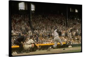 NY Yankees Right Fielder Roger Maris Against Detroit Tigers During Record Breaking 61 Homer Season-Robert W. Kelley-Stretched Canvas