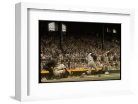 NY Yankees Right Fielder Roger Maris Against Detroit Tigers During Record Breaking 61 Homer Season-Robert W. Kelley-Framed Photographic Print