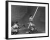 NY Yankees Right Fielder Roger Maris Hitting His 59th Home Run in Record Breaking Year-Ralph Morse-Framed Premium Photographic Print