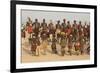 Nyangatom (Bumi) Tribal Dance Ceremony, Omo River Valley, Ethiopia, Africa-Gabrielle and Michel Therin-Weise-Framed Photographic Print