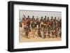 Nyangatom (Bumi) Tribal Dance Ceremony, Omo River Valley, Ethiopia, Africa-Gabrielle and Michel Therin-Weise-Framed Photographic Print