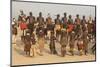Nyangatom (Bumi) Tribal Dance Ceremony, Omo River Valley, Ethiopia, Africa-Gabrielle and Michel Therin-Weise-Mounted Photographic Print