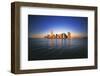 NYC 1999 at Sunset-Michael Reinhard-Framed Photographic Print