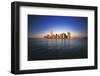 NYC 1999 at Sunset-Michael Reinhard-Framed Photographic Print