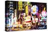 NYC 42 Street II - In the Style of Oil Painting-Philippe Hugonnard-Stretched Canvas