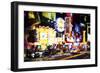 NYC 42 Street - In the Style of Oil Painting-Philippe Hugonnard-Framed Giclee Print
