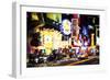 NYC 42 Street - In the Style of Oil Painting-Philippe Hugonnard-Framed Giclee Print