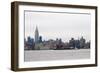 NYC and Hudson River III-Erin Berzel-Framed Photographic Print