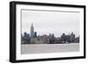 NYC and Hudson River III-Erin Berzel-Framed Photographic Print