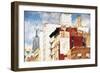 NYC Architecture - In the Style of Oil Painting-Philippe Hugonnard-Framed Giclee Print