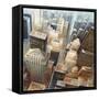 NYC Bird's Eye View I-Giampaolo Pasi-Framed Stretched Canvas