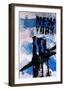 NYC (Blue)-Bobby Hill-Framed Art Print