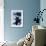 NYC (Blue)-Bobby Hill-Framed Art Print displayed on a wall