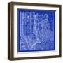 NYC Blueprint-Adam Shaw-Framed Art Print