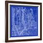 NYC Blueprint-Adam Shaw-Framed Art Print