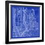 NYC Blueprint-Adam Shaw-Framed Art Print