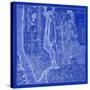 NYC Blueprint-Adam Shaw-Stretched Canvas