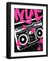 NYC Boom Box-N. Harbick-Framed Art Print