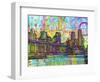 NYC Brooklyn Bridge-Dean Russo- Exclusive-Framed Giclee Print