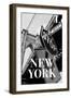 NYC Brooklyn Bridge-Rikard Martin-Framed Giclee Print