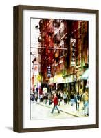 NYC Chinatown-Philippe Hugonnard-Framed Giclee Print