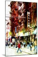 NYC Chinatown-Philippe Hugonnard-Mounted Giclee Print