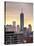 NYC Cityscape with the One World Trade Center (1WTC) at Sunset-Philippe Hugonnard-Stretched Canvas