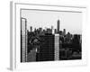 NYC Cityscape with the One World Trade Center (1WTC) at Sunset-Philippe Hugonnard-Framed Photographic Print