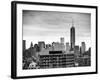 NYC Cityscape with the One World Trade Center (1WTC) at Sunset-Philippe Hugonnard-Framed Photographic Print