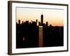 NYC Cityscape with the One World Trade Center (1WTC) at Sunset-Philippe Hugonnard-Framed Photographic Print