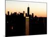 NYC Cityscape with the One World Trade Center (1WTC) at Sunset-Philippe Hugonnard-Mounted Photographic Print