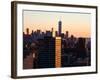 NYC Cityscape with the One World Trade Center (1WTC) at Sunset-Philippe Hugonnard-Framed Photographic Print