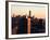 NYC Cityscape with the One World Trade Center (1WTC) at Sunset-Philippe Hugonnard-Framed Photographic Print