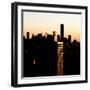 NYC Cityscape with the One World Trade Center (1WTC) at Sunset-Philippe Hugonnard-Framed Photographic Print