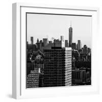 NYC Cityscape with the One World Trade Center (1WTC) at Sunset-Philippe Hugonnard-Framed Photographic Print