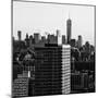 NYC Cityscape with the One World Trade Center (1WTC) at Sunset-Philippe Hugonnard-Mounted Photographic Print