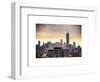 NYC Cityscape with the One World Trade Center (1WTC) at Sunset-Philippe Hugonnard-Framed Art Print