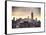 NYC Cityscape with the One World Trade Center (1WTC) at Sunset-Philippe Hugonnard-Framed Stretched Canvas