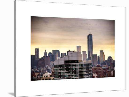 NYC Cityscape with the One World Trade Center (1WTC) at Sunset-Philippe Hugonnard-Stretched Canvas