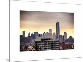 NYC Cityscape with the One World Trade Center (1WTC) at Sunset-Philippe Hugonnard-Stretched Canvas