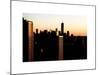 NYC Cityscape with the One World Trade Center (1WTC) at Sunset-Philippe Hugonnard-Mounted Art Print