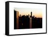 NYC Cityscape with the One World Trade Center (1WTC) at Sunset-Philippe Hugonnard-Framed Stretched Canvas