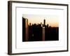 NYC Cityscape with the One World Trade Center (1WTC) at Sunset-Philippe Hugonnard-Framed Art Print