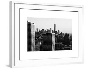 NYC Cityscape with the One World Trade Center (1WTC) at Sunset-Philippe Hugonnard-Framed Art Print