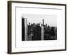 NYC Cityscape with the One World Trade Center (1WTC) at Sunset-Philippe Hugonnard-Framed Art Print