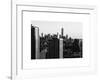 NYC Cityscape with the One World Trade Center (1WTC) at Sunset-Philippe Hugonnard-Framed Art Print