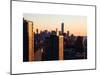 NYC Cityscape with the One World Trade Center (1WTC) at Sunset-Philippe Hugonnard-Mounted Art Print