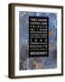 NYC Districts - Wall Sign - Urban Style - Manhattan, New York City, USA-Philippe Hugonnard-Framed Art Print